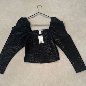 Elegant Black Women's Top